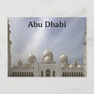 Abu Dhabi Reisreclame Vintage Toerisme Advertentie Briefkaart