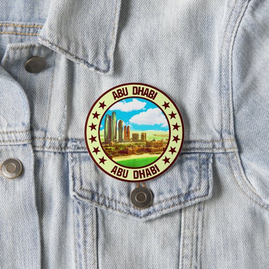 Abu Dhabi Ronde Button 7,6 Cm (In situ)