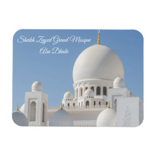 Abu Dhabi   Sjeik Zayed Grand Mosque Magneet