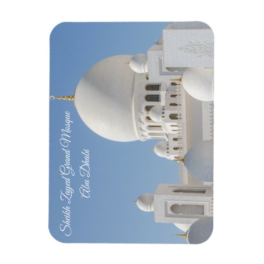 Abu Dhabi | Sjeik Zayed Grand Mosque Magneet (Verticaal)