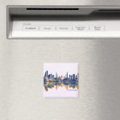 Abu Dhabi Skyline Magneet (Insitu (Vaatwasser))
