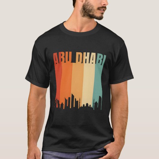 Abu Dhabi Skyline T-shirt (Voorkant)