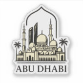 Abu Dhabi Sticker (Voorkant)