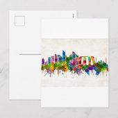 Abu Dhabi UAE Skyline Feestdagenkaart (Voorkant / Achterkant)