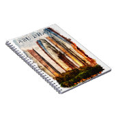 Abu Dhabi UAE Waterverf Skyline Notitieboek (Rechterzijde)