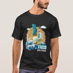 Abu Dhabi VAE Japanse Grote Golf Kanagawa T-shirt