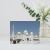 Abu Dhabi VAE Sheikh Zayed Grote Moskee Briefkaart (Staand voorkant)