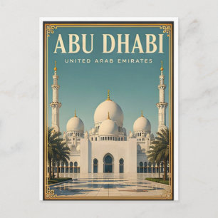 Abu Dhabi, Verenigde Arabische Emiraten Briefkaart