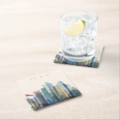 Abu Dhabi, Verenigde Arabische Emiraten | City Sky Kartonnen Onderzetters (Insitu)