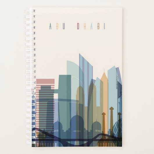 Abu Dhabi, Verenigde Arabische Emiraten | City Sky Planner (Voorkant)