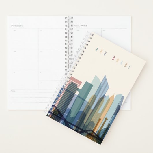 Abu Dhabi, Verenigde Arabische Emiraten | City Sky Planner (Display)