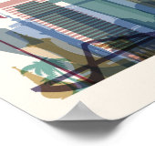 Abu Dhabi, Verenigde Arabische Emiraten | City Sky Poster (Hoek)