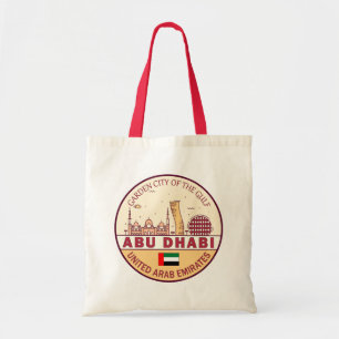 Abu Dhabi Verenigde Arabische Emiraten Stad Skylin Tote Bag