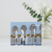 Abu Dhabi Vintage Reistoerisme en Briefkaart (Staand voorkant)