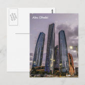 Abu Dhabi Vintage Reistoerisme en Briefkaart (Voorkant / Achterkant)