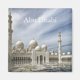 Abu Dhabi Vintage Reistoerisme Magnet