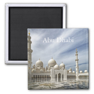 Abu Dhabi Vintage Reistoerisme Magnet