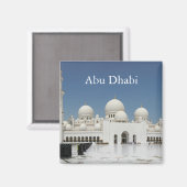 Abu Dhabi Vintage Reizen Toerisme Magneet (Voorkant / Achterkant)