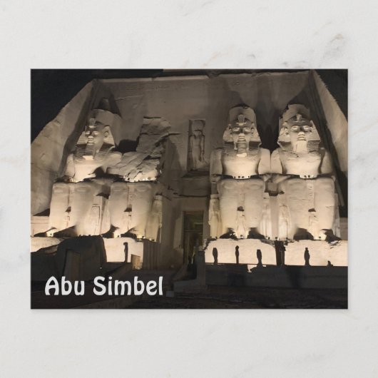 Abu Simbel Briefkaart (Voorkant)