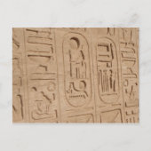 abu simbel cartouches briefkaart (Voorkant)