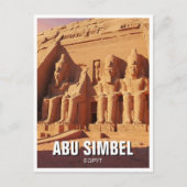 Abu Simbel Egypt Travel Briefkaart (Voorkant)