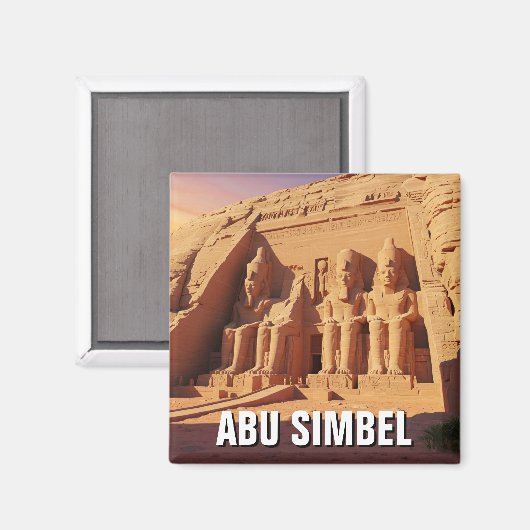 Abu Simbel Egypt Travel Magneet (Voorkant / Achterkant)