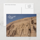 abu simbel egypte briefkaart (Voorkant / Achterkant)