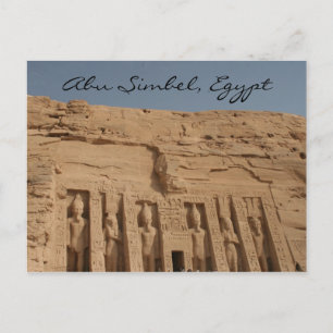 abu simbel grote tempel briefkaart