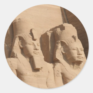 abu simbel kings ronde sticker