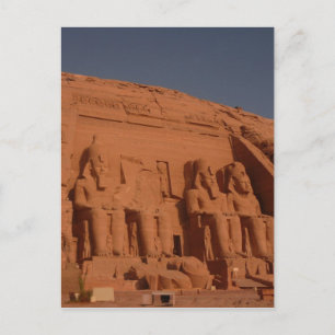 Abu Simbel koningen Briefkaart