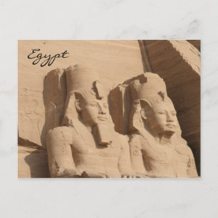 abu simbel pharoah briefkaart