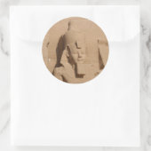 abu simbel pharoah ronde sticker (Tas)