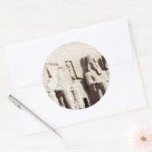 abu simbel pharoahs ronde sticker (Envelop)