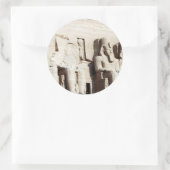 abu simbel pharoahs ronde sticker (Tas)