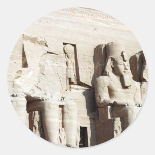 abu simbel pharoahs ronde sticker