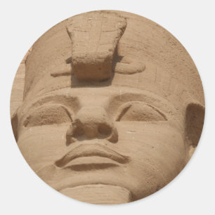 abu simbel ronde sticker