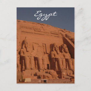 abu simbel stone kings briefkaart