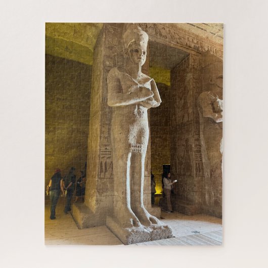 Abu Simbel Tempelbeeld Egypte Legpuzzel (Verticaal)