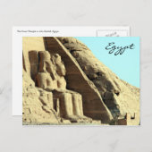 abu simbel zit briefkaart (Voorkant / Achterkant)