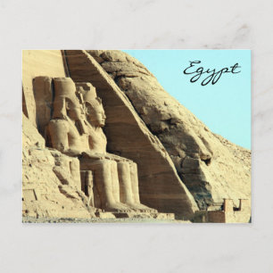 abu simbel zit briefkaart