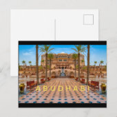 Abudhabi - Palace Briefkaart (Voorkant / Achterkant)