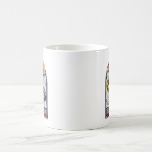 Abuela  Bloemen Grootmoeder Koffiemok (Center)