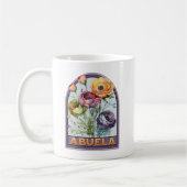 Abuela  Bloemen Grootmoeder Koffiemok (Links)