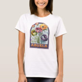 Abuela Bloemen Grootmoeder T-shirt (Voorkant)