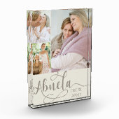 Abuela Calligrafie Ik hou van jullie 3 Foto Cream  (Links)