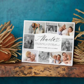 Abuela dankbaar voor elk moment fotocollage fotoplaat (Zijkant)