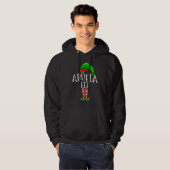 Abuela Elf Family Matching Group Christmas Squ Hoodie (Voorkant volledig)
