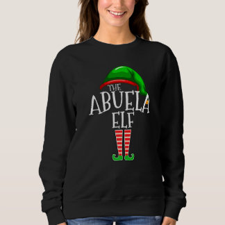 Abuela Elf  Family Matching Group Christmas  Squad Trui