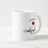 Abuela Established New Grandmother Gift Grote Koffiekop (Voorkant rechts)