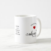 Abuela Established New Grandmother Gift Koffiemok (Voorkant rechts)